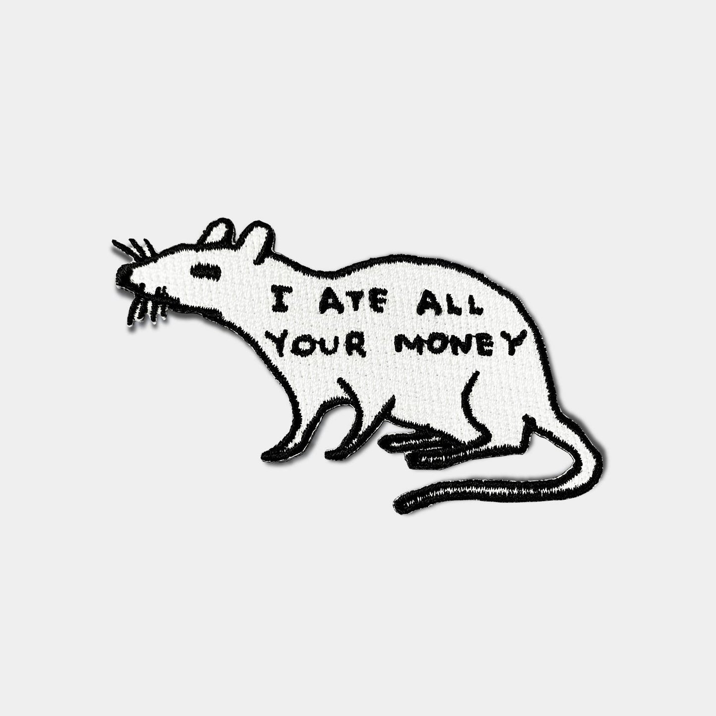 DAVID SHRIGLEY I Ate All Your Money Patch
