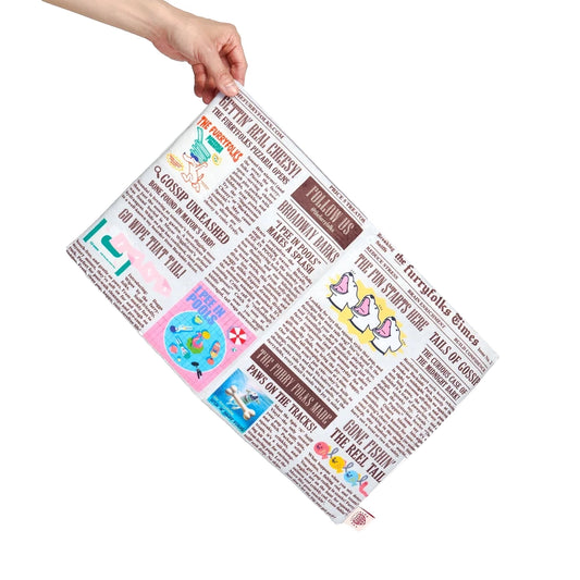 FURRY FOLKS Newspaper Nosework Toy