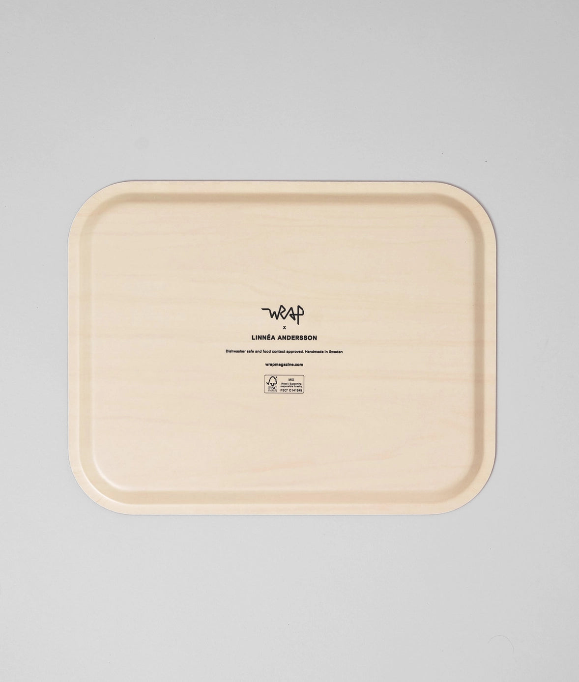 LINNEA ANDERSSON Pink Leaves Tray
