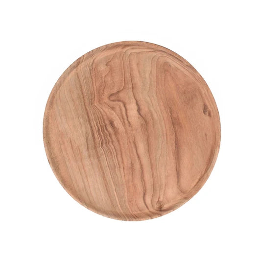 BOHEMIA DESIGN Walnut Wood Plate