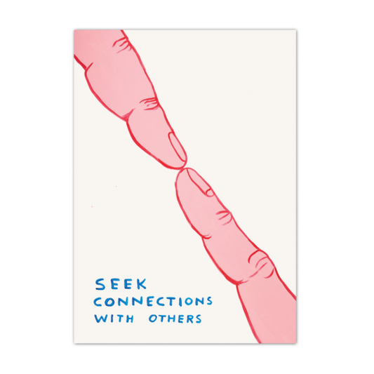 DAVID SHRIGLEY Seek Connections Postcard