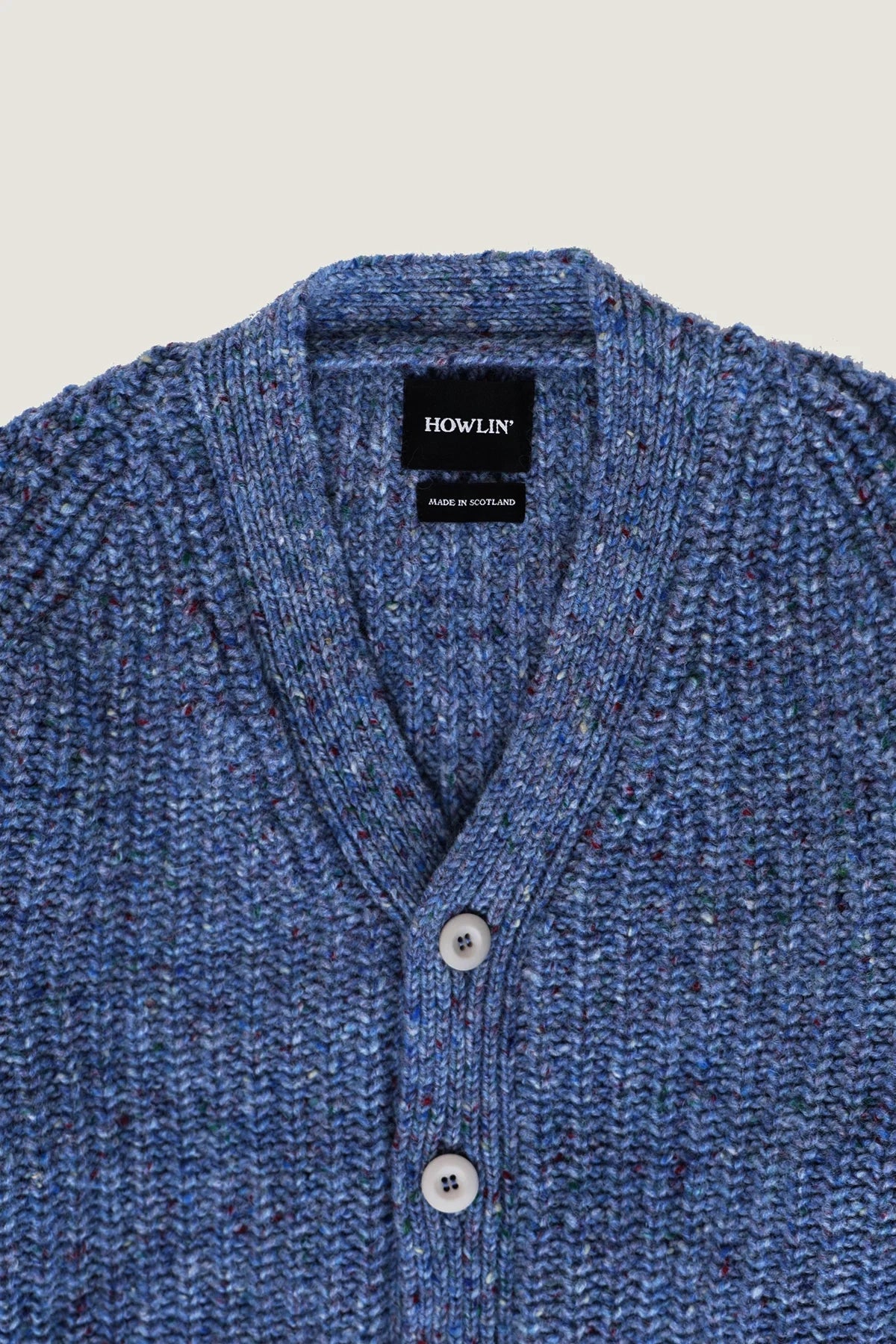 HOWLIN' Safety Knit Cardigan Blue Fantasy