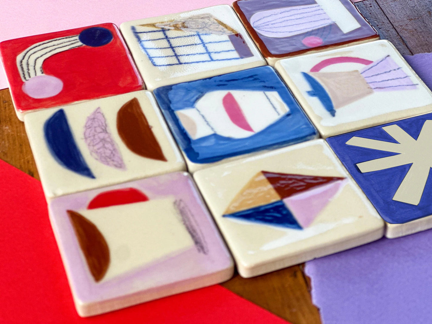 ANNE WENKEL Bonjour Collection Ceramic Tiles