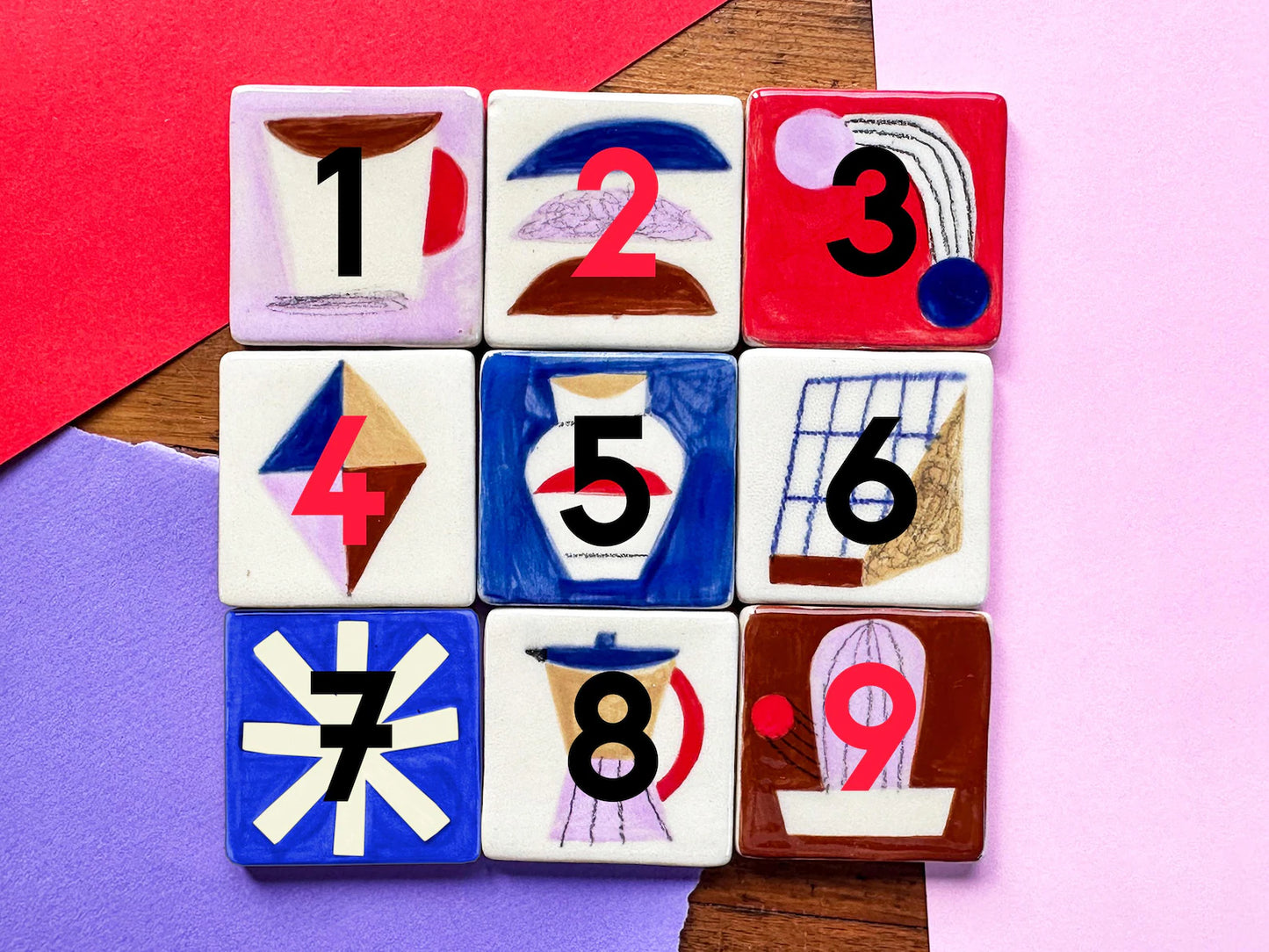ANNE WENKEL Bonjour Collection Ceramic Tiles