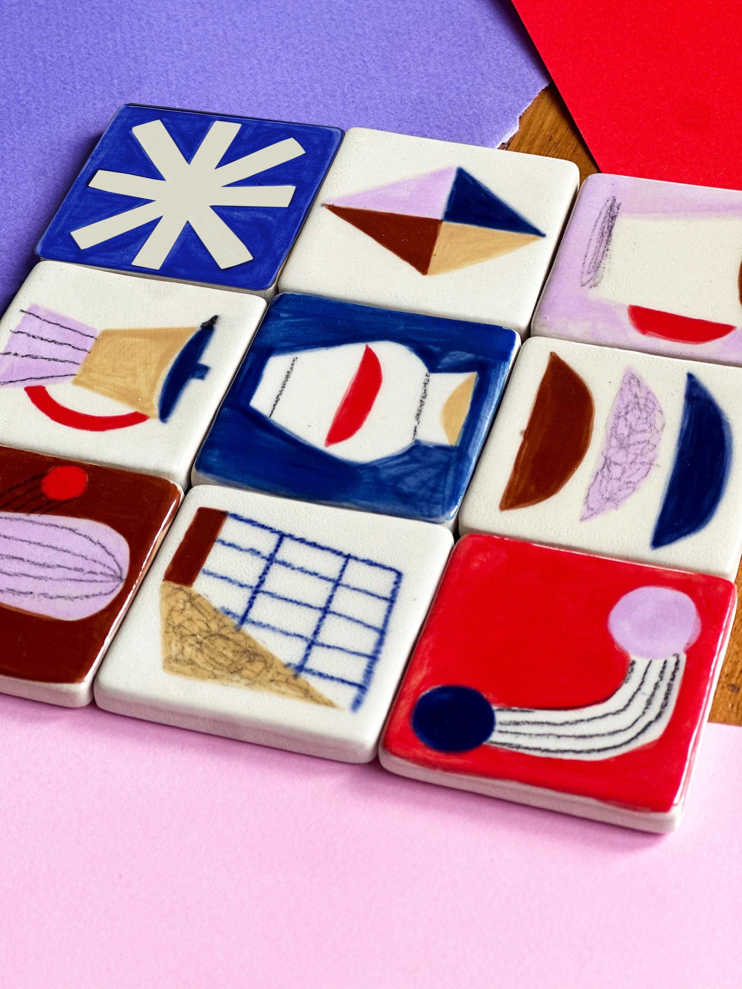 ANNE WENKEL Bonjour Collection Ceramic Tiles