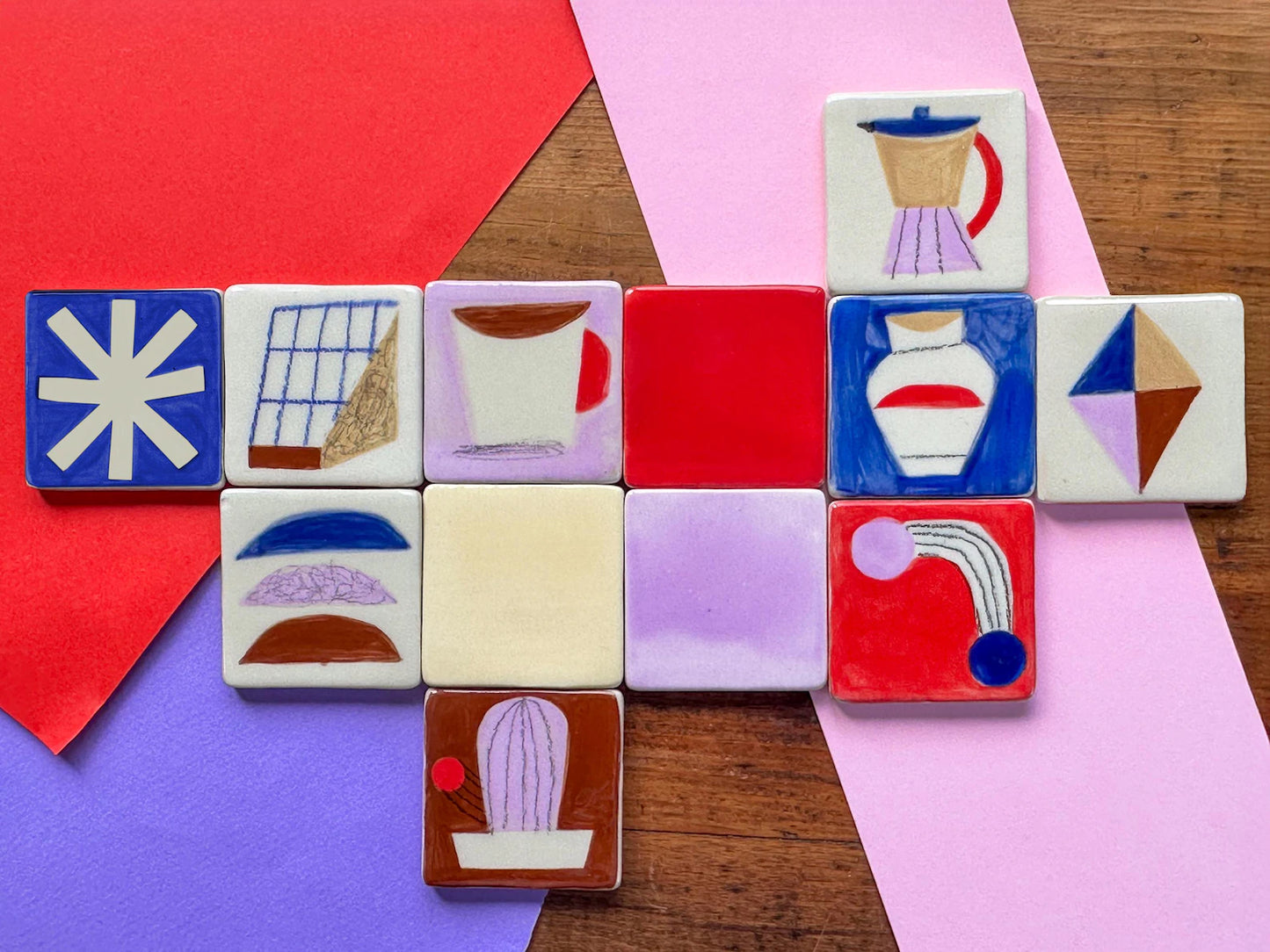 ANNE WENKEL Bonjour Collection Ceramic Tiles