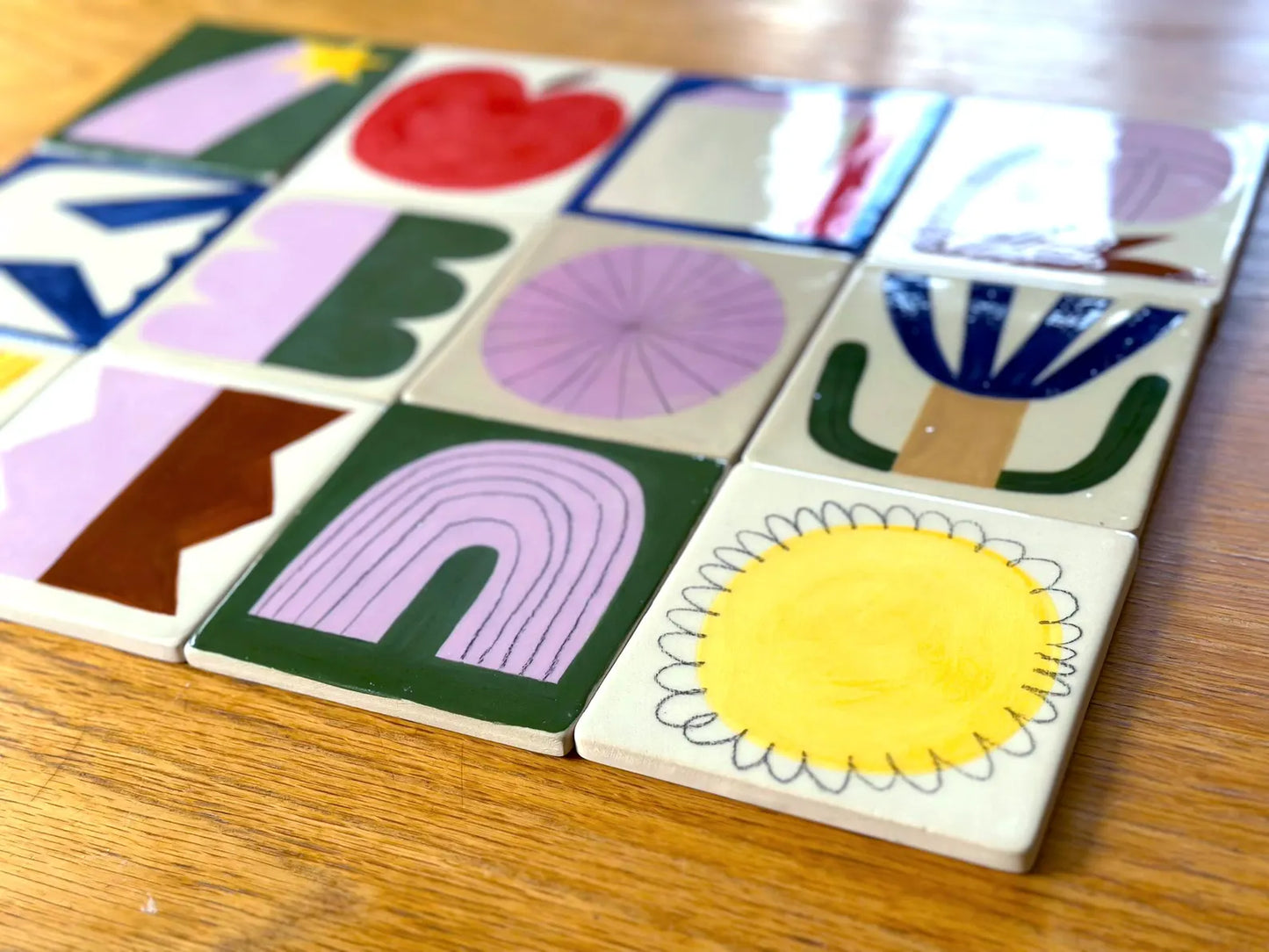 ANNE WENKEL Jardin Collection Ceramic Tiles