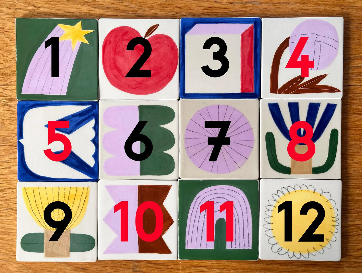 ANNE WENKEL Jardin Collection Ceramic Tiles