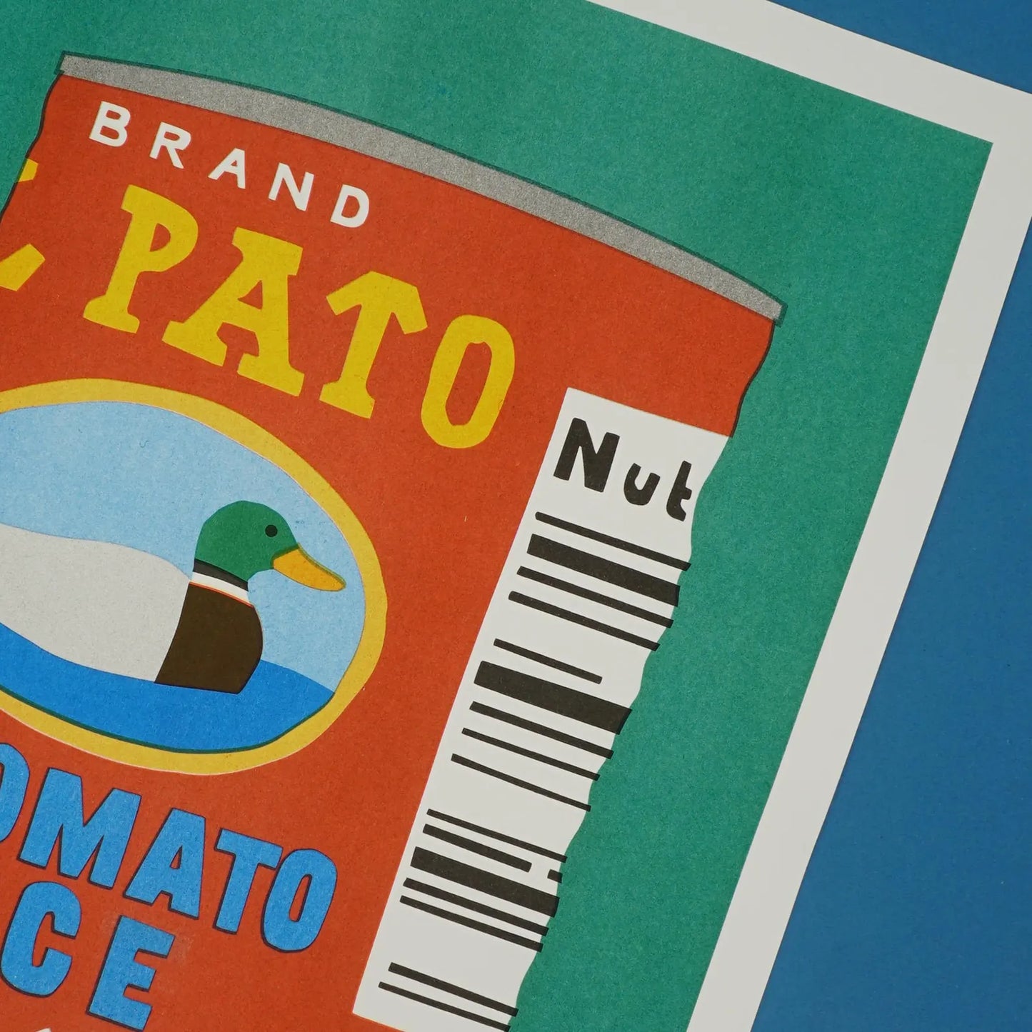 WE ARE OUT OF OFFICE A3 El Pato Risograph Print