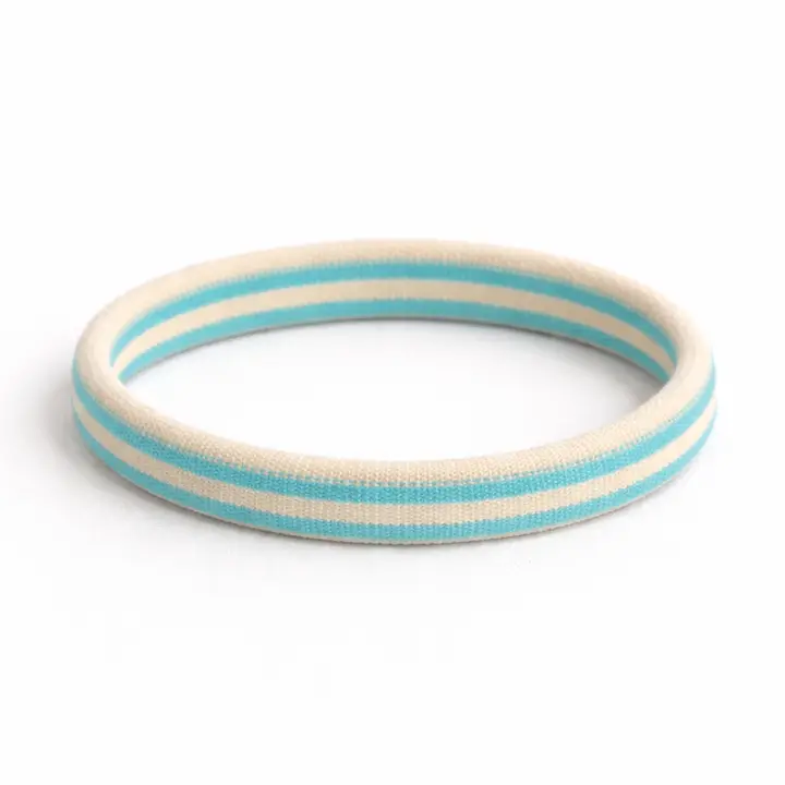 HERR & FRAU HEMPEL Beige & Turquoise Hair Elastic