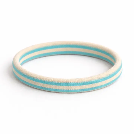 HERR & FRAU HEMPEL Beige & Turquoise Hair Elastic