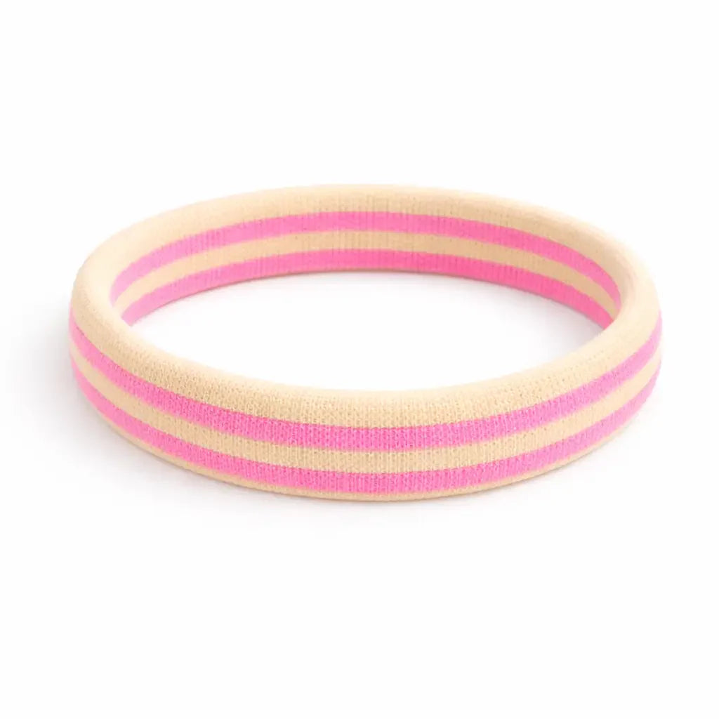 HERR & FRAU HEMPEL Cream & Pink Hair Elastic