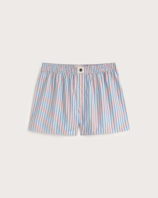 THINKING MU Red/Blue Stripes Boxer Shorts