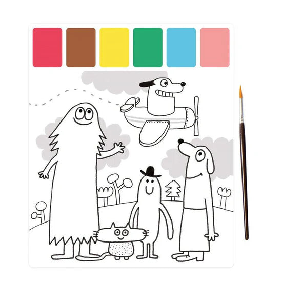 MOULIN ROTY Magic Paint Palette Les Schmouks