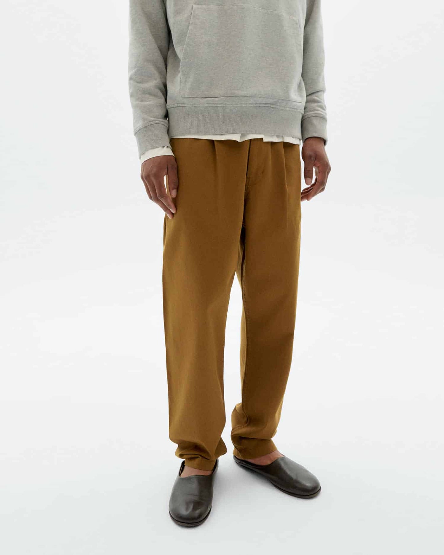 THINKING MU Light Oak Wotan Trouser