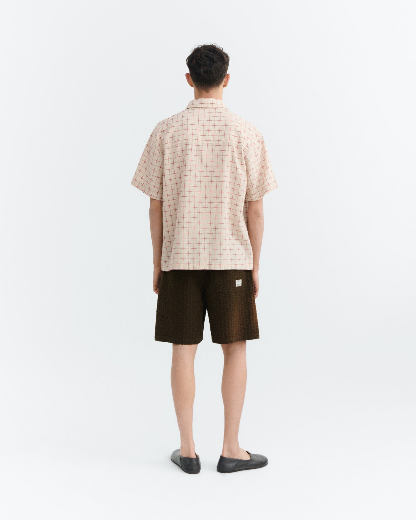 THINKING MU Lattice Kurtis Shirt