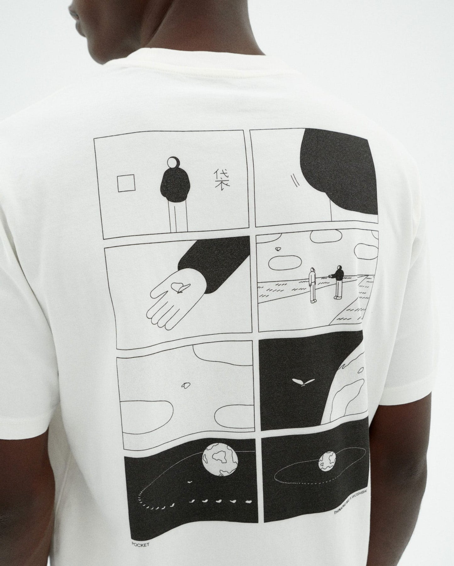 THINKING MU Pocket Zach t-shirt