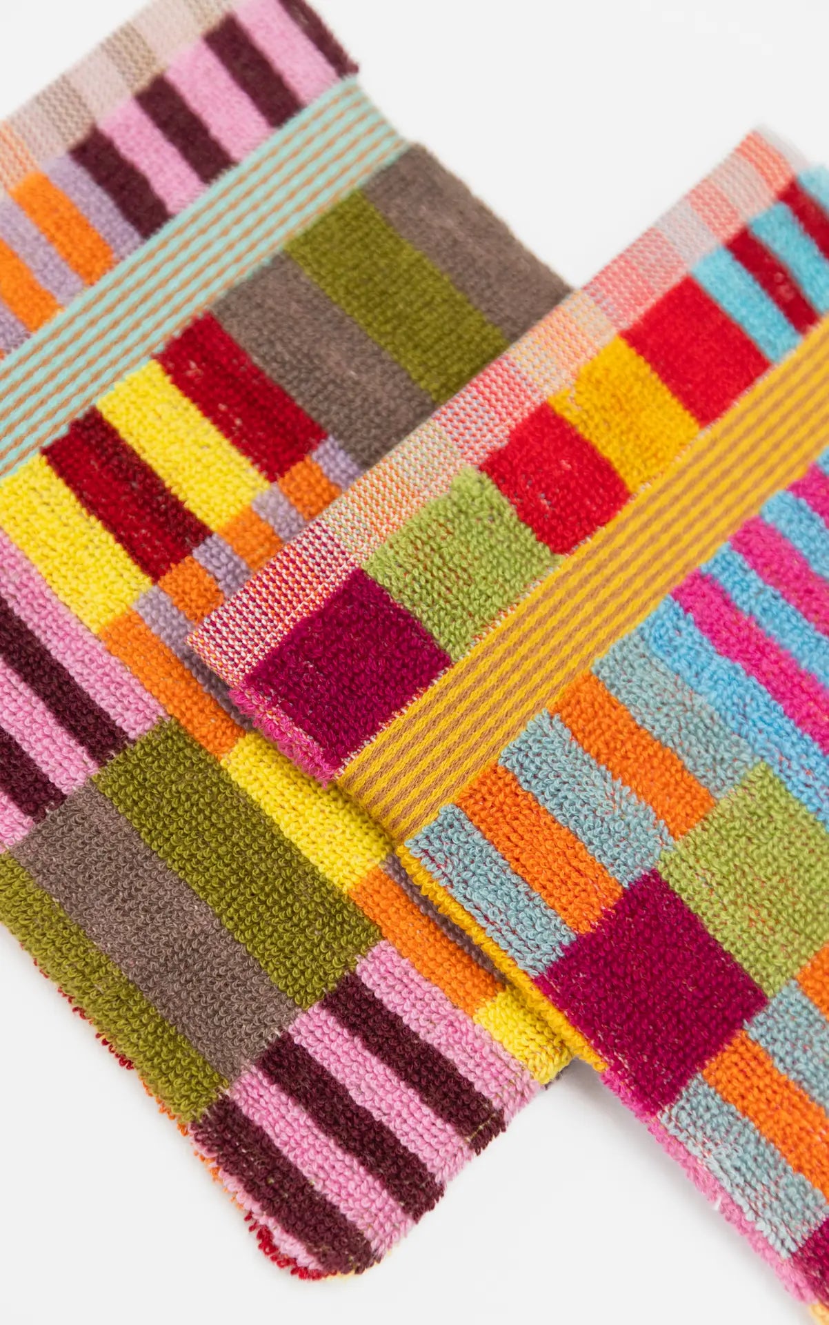 FOEKJE FLEUR Wash Glove Duo #47 Tulip Quilt