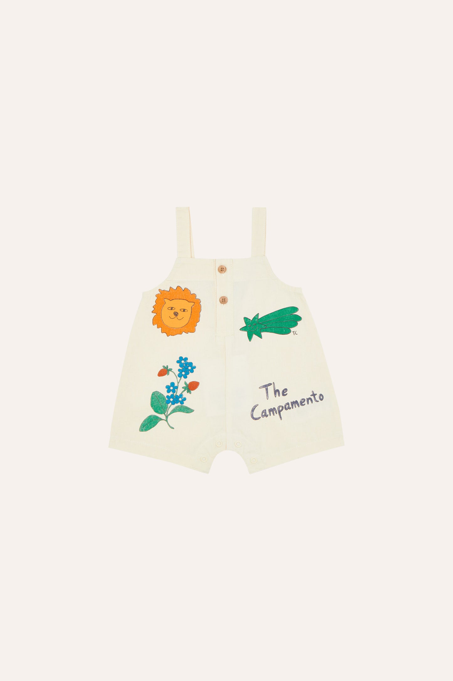 THE CAMPAMENTO Drawings Baby Dungarees
