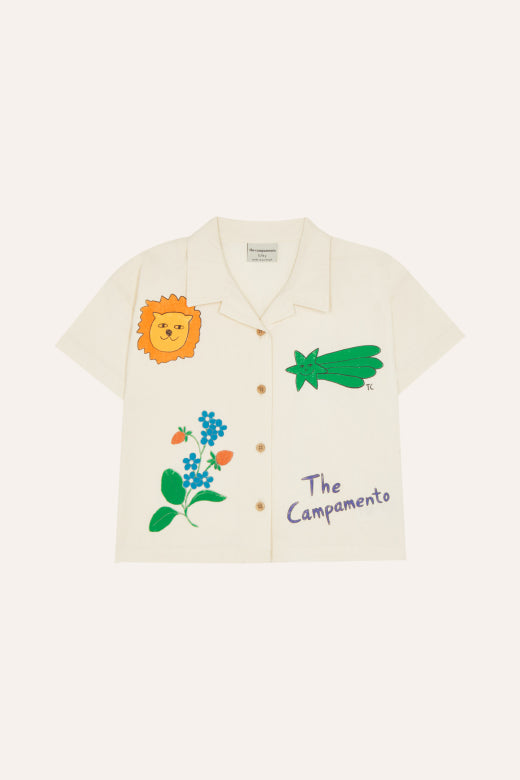 THE CAMPAMENTO Drawings Ecru Shirt