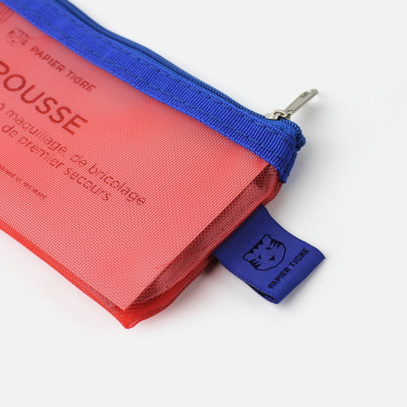PAPIER TIGRE Mesh Pouch Red