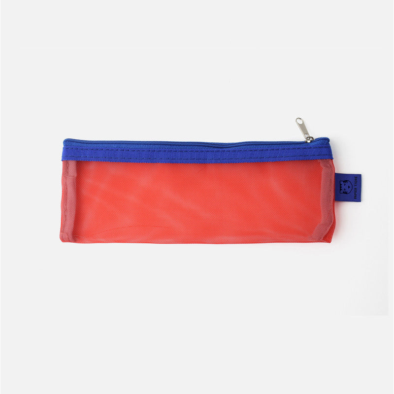 PAPIER TIGRE Mesh Pouch Red