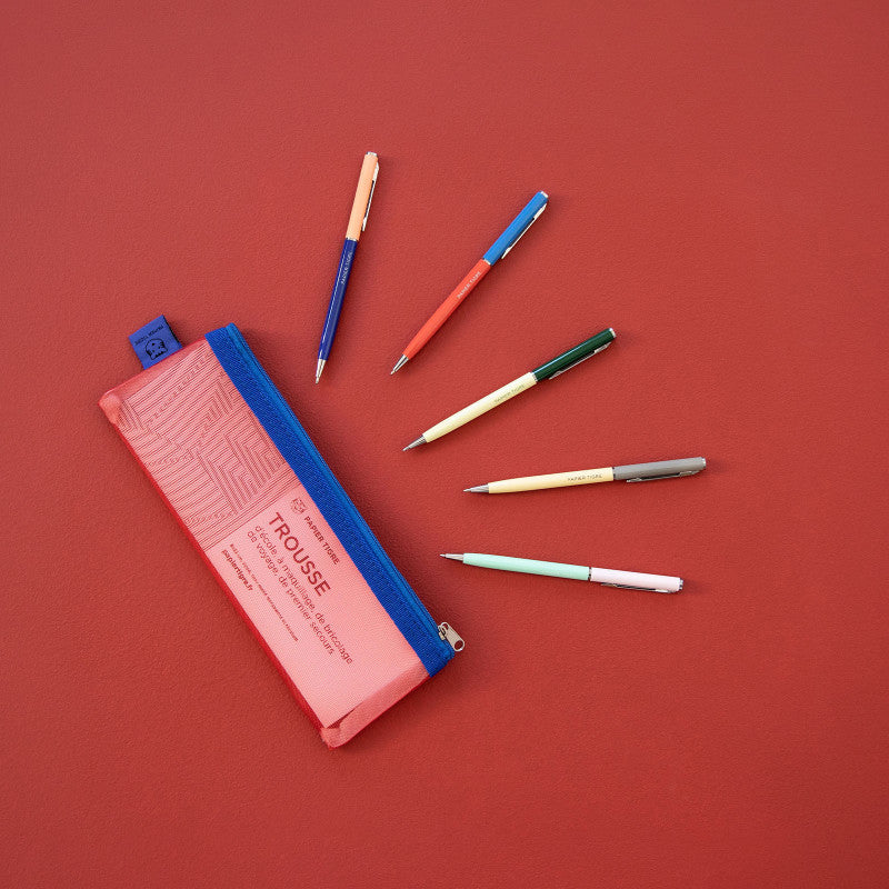 PAPIER TIGRE Mesh Pouch Red