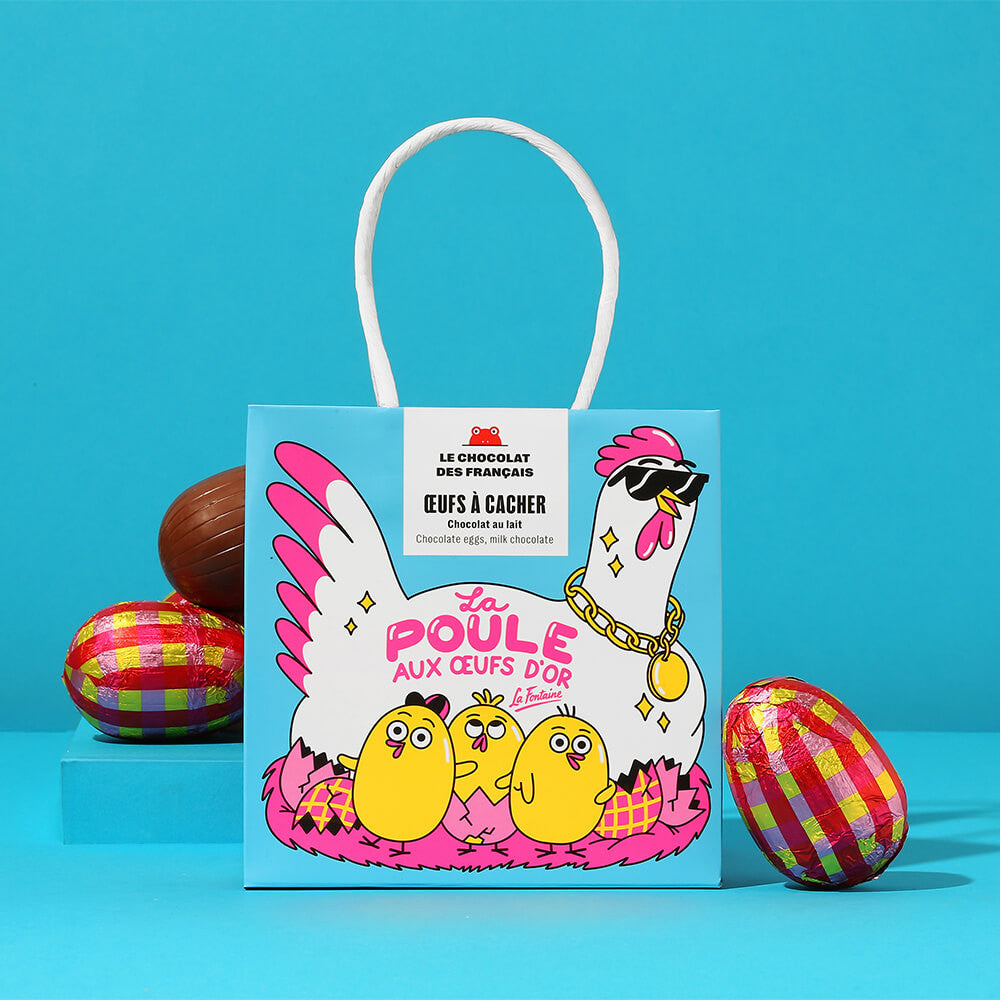 LE CHOCOLAT DES FRANCAIS Goose & Golden Eggs Bag 110g
