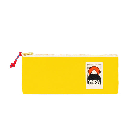 YKRA Yellow Pencil Case