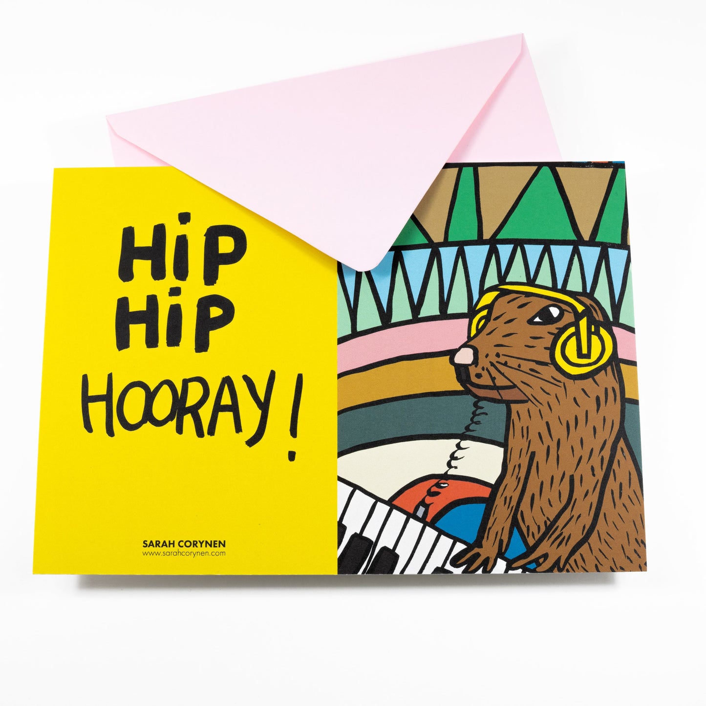 SARAH CORYNEN Hip Hip Hooray Card