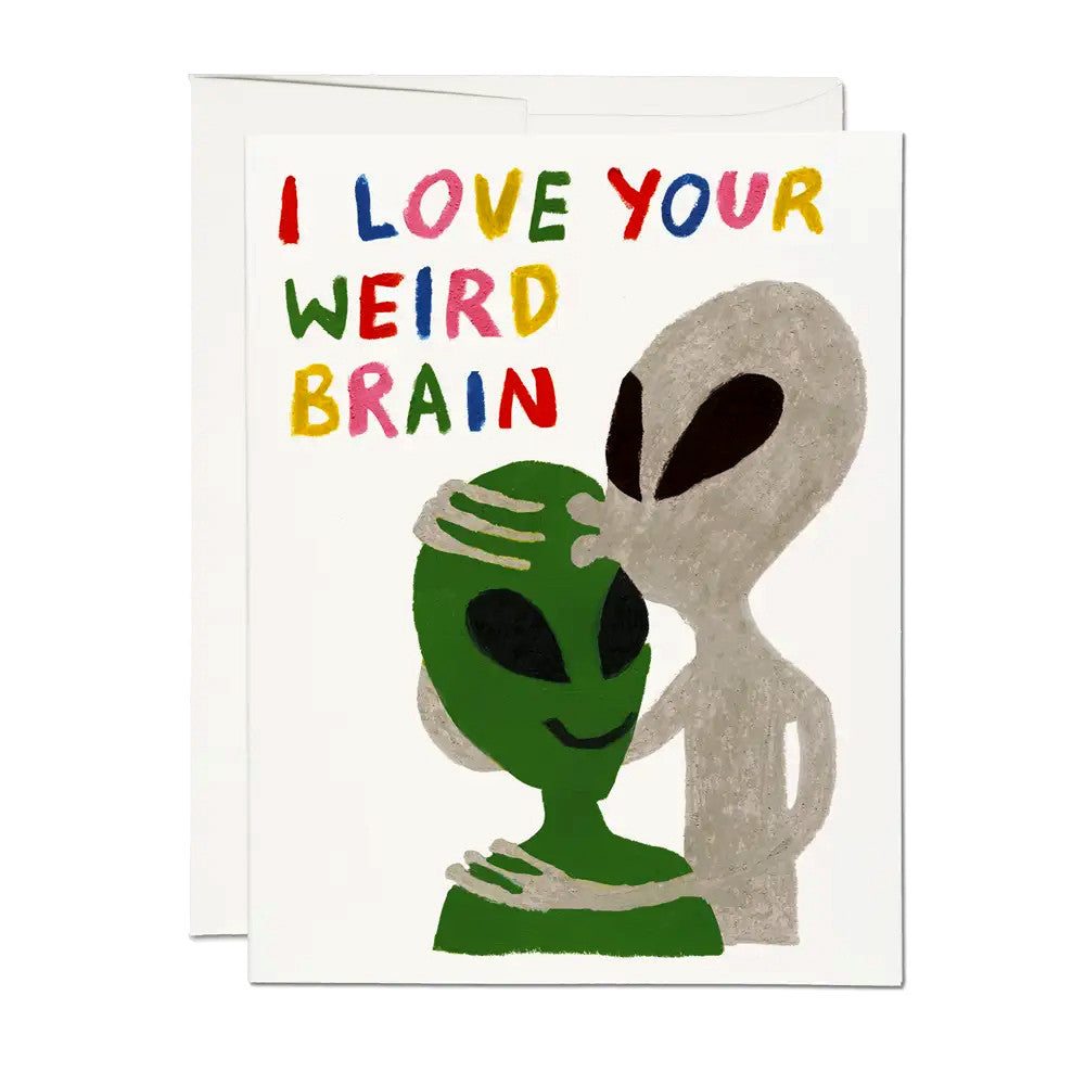 KATIE BENN Weird Brain Card