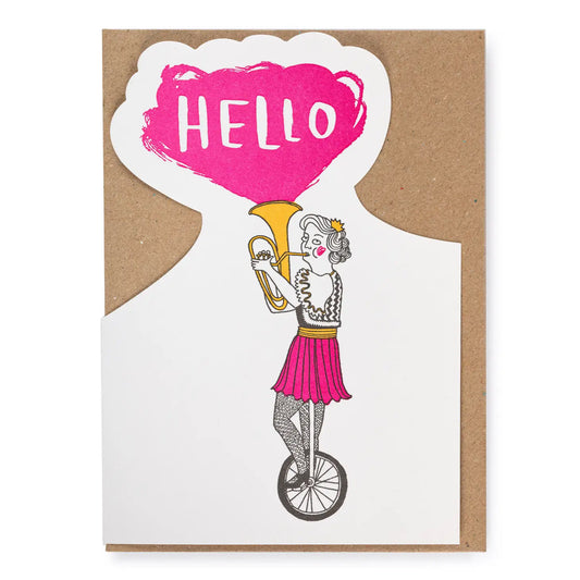 ARCHIVIST GALLERY Hello French Horn Card