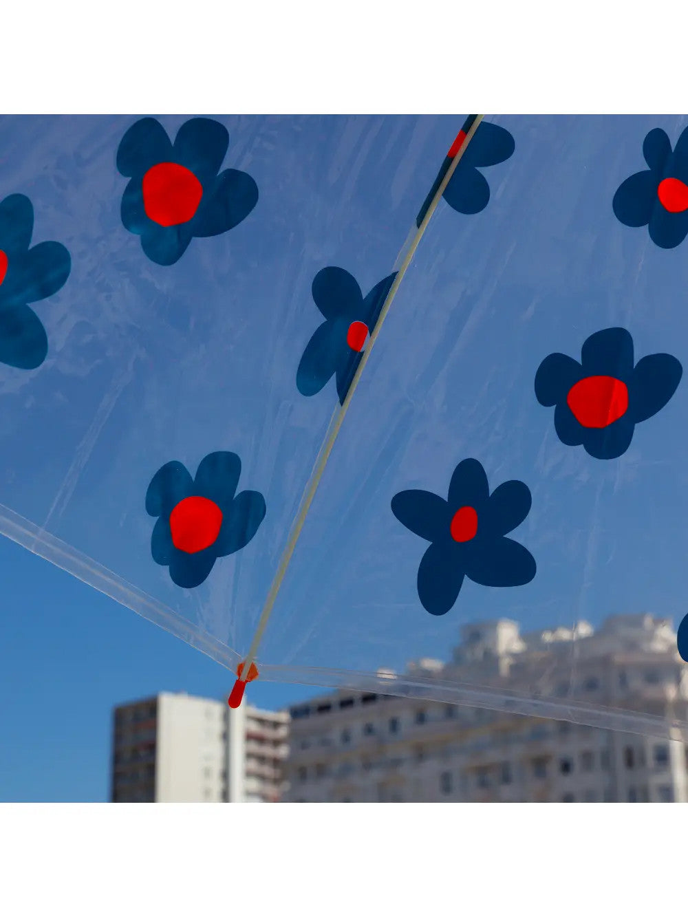 MATHILDE CABANAS Mini Umbrella Blue Flowers