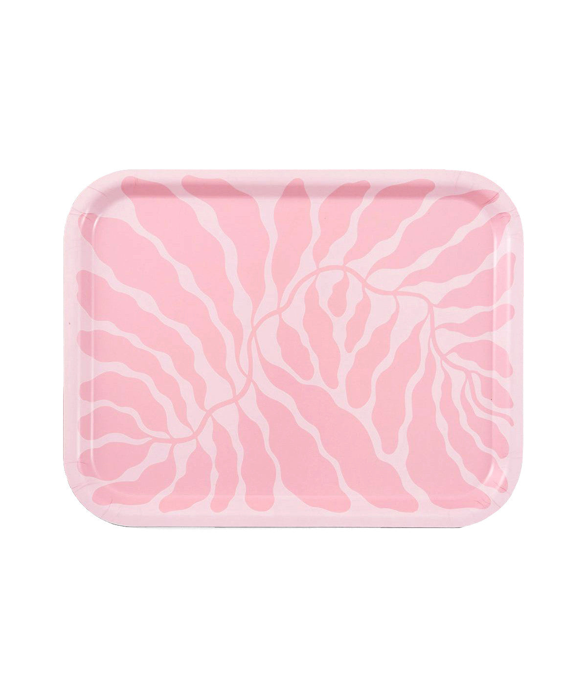 LINNEA ANDERSSON Pink Leaves Tray