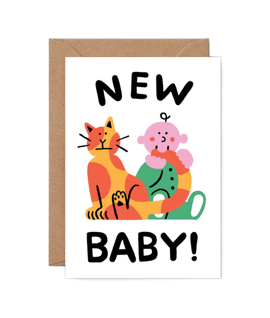 CARI VANDER YACHT New Baby Card