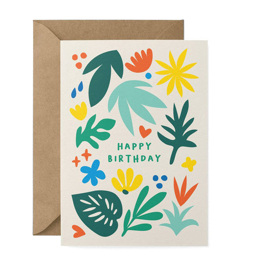 GRAPHIC FACTORY Leafy Birthday Card