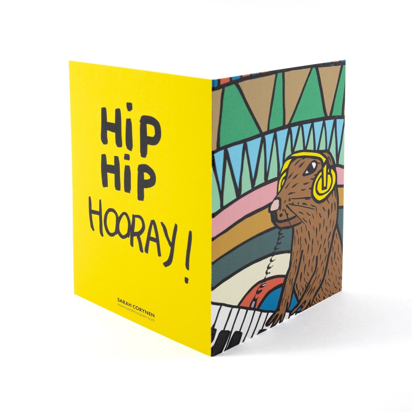 SARAH CORYNEN Hip Hip Hooray Card