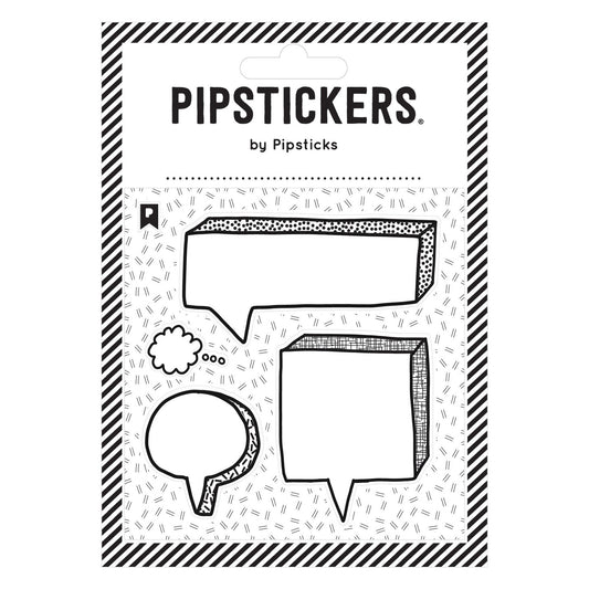 PIPSTICKS Speech Bubble Labels
