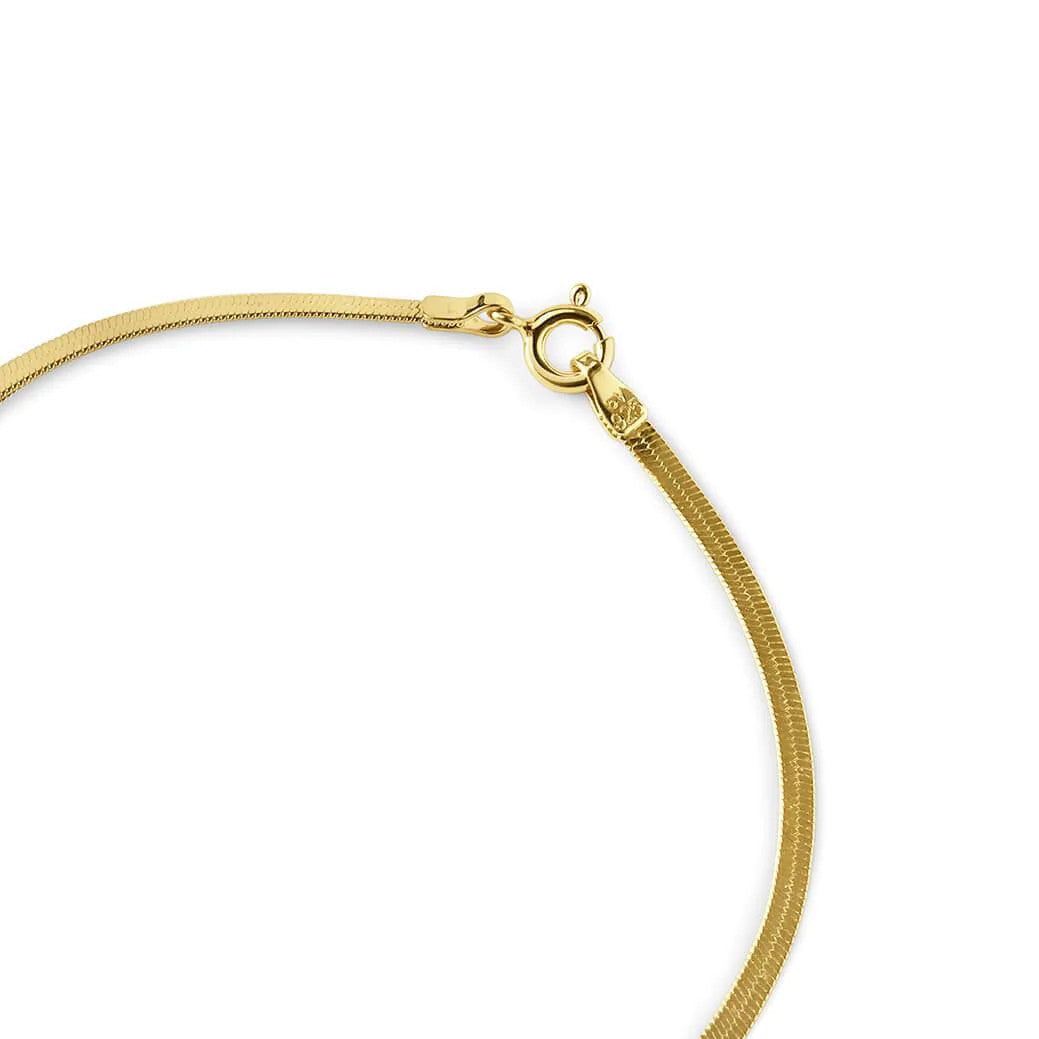 JUULRY Flat Link Bracelet Gold
