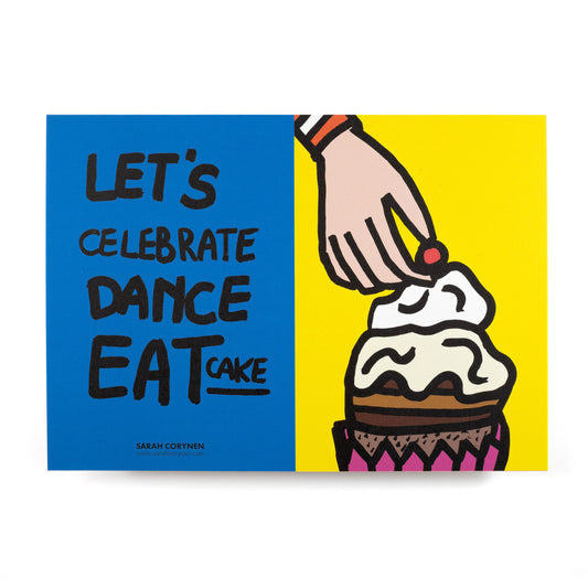 SARAH CORYNEN Let's Celebrate Dance Eat Card