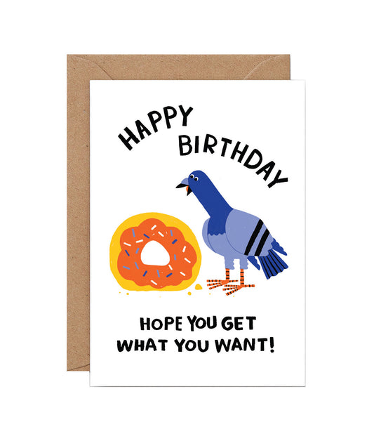 CARI VANDER YACHT Lucky Pigeon Card