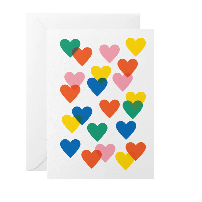 GRAPHIC FACTORY Heart Confetti Card