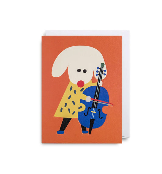 HSINPING PAN Cello Dog Card