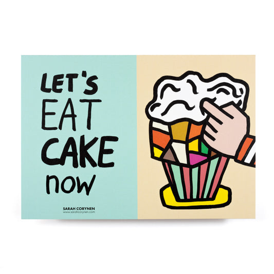 SARAH CORYNEN Let's Eat Cake Now Card