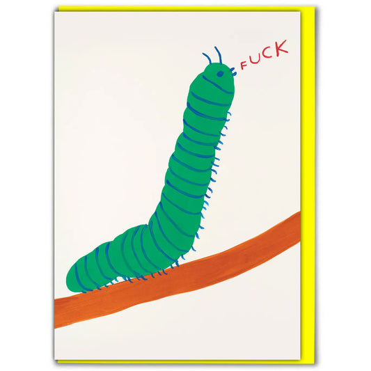 DAVID SHRIGLEY Caterpillar Card