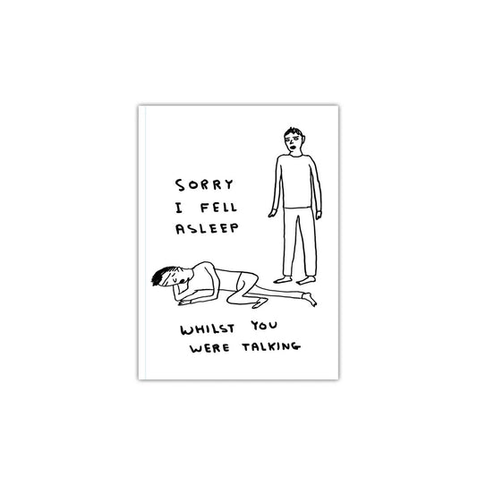 DAVID SHRIGLEY A6 Notebook Fell Asleep