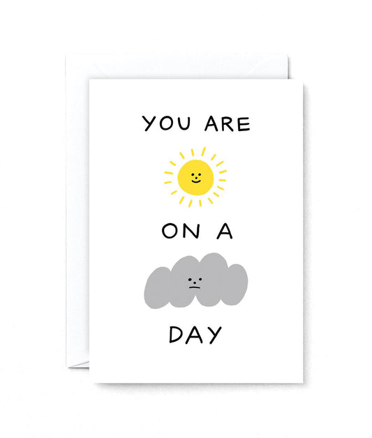 HOLLY ST CLAIR Sunshine Cloud Day Card