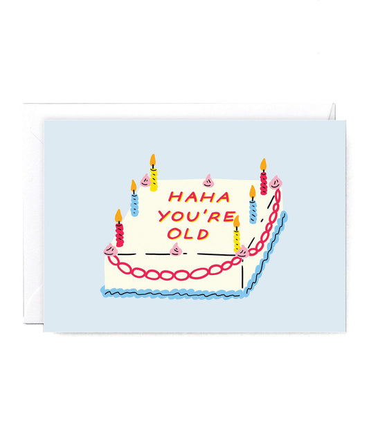 HOLLY ST CLAIR Haha Cake Card