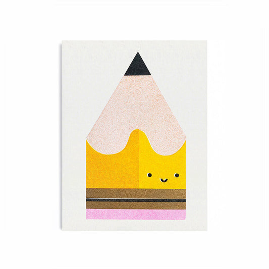 SCOUT EDITIONS Yellow Pencil Card