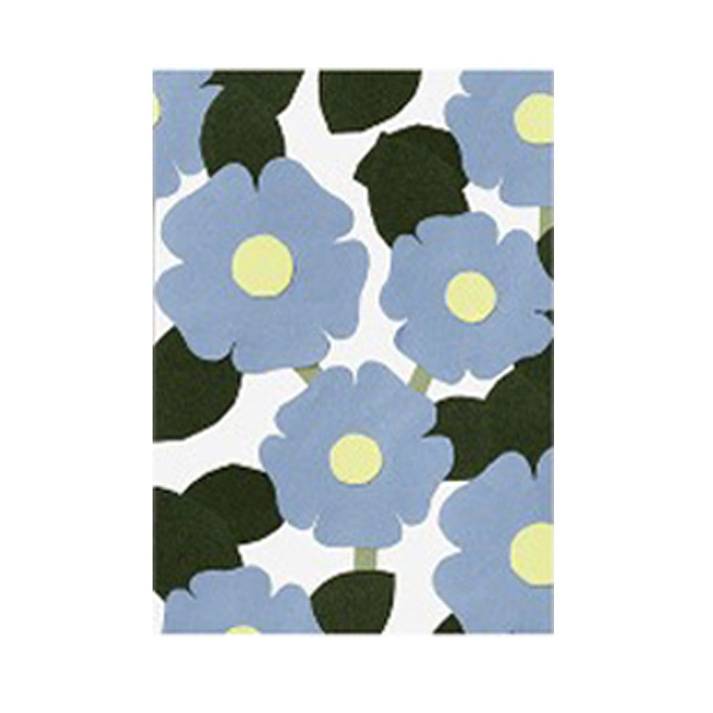 MAKITOY Grey Flowers Postcard